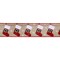 Designer’s Shop WR 63-5185 Holiday Hanging Santa Stocking wired edge ribbons (2.5”x10yards)